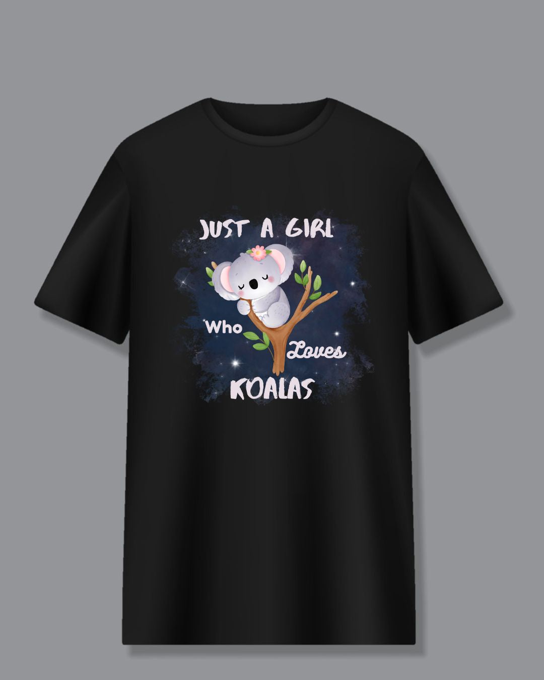 Just A Girl Half Sleeve Oversize T-Shirt