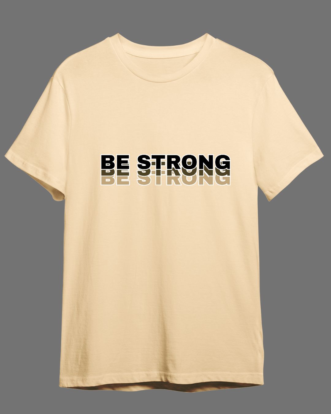 Be Strong Half Sleeve Oversize T-Shirt