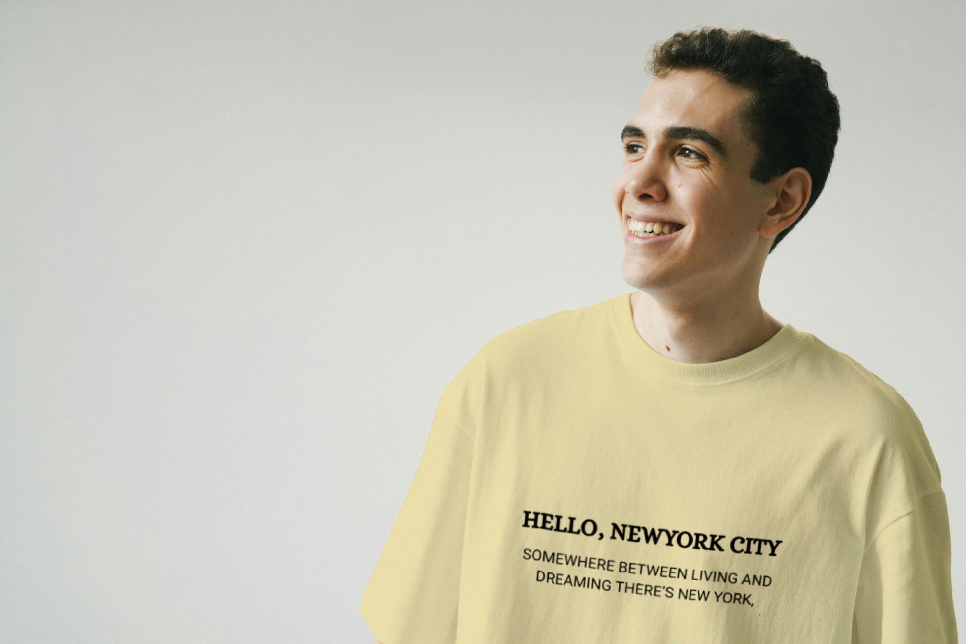 New York City Half Sleeve Oversize T-Shirt