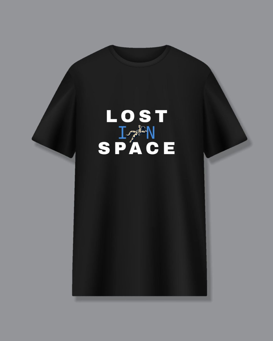 Lost In Space Half Sleeves Oversize T-Shirt