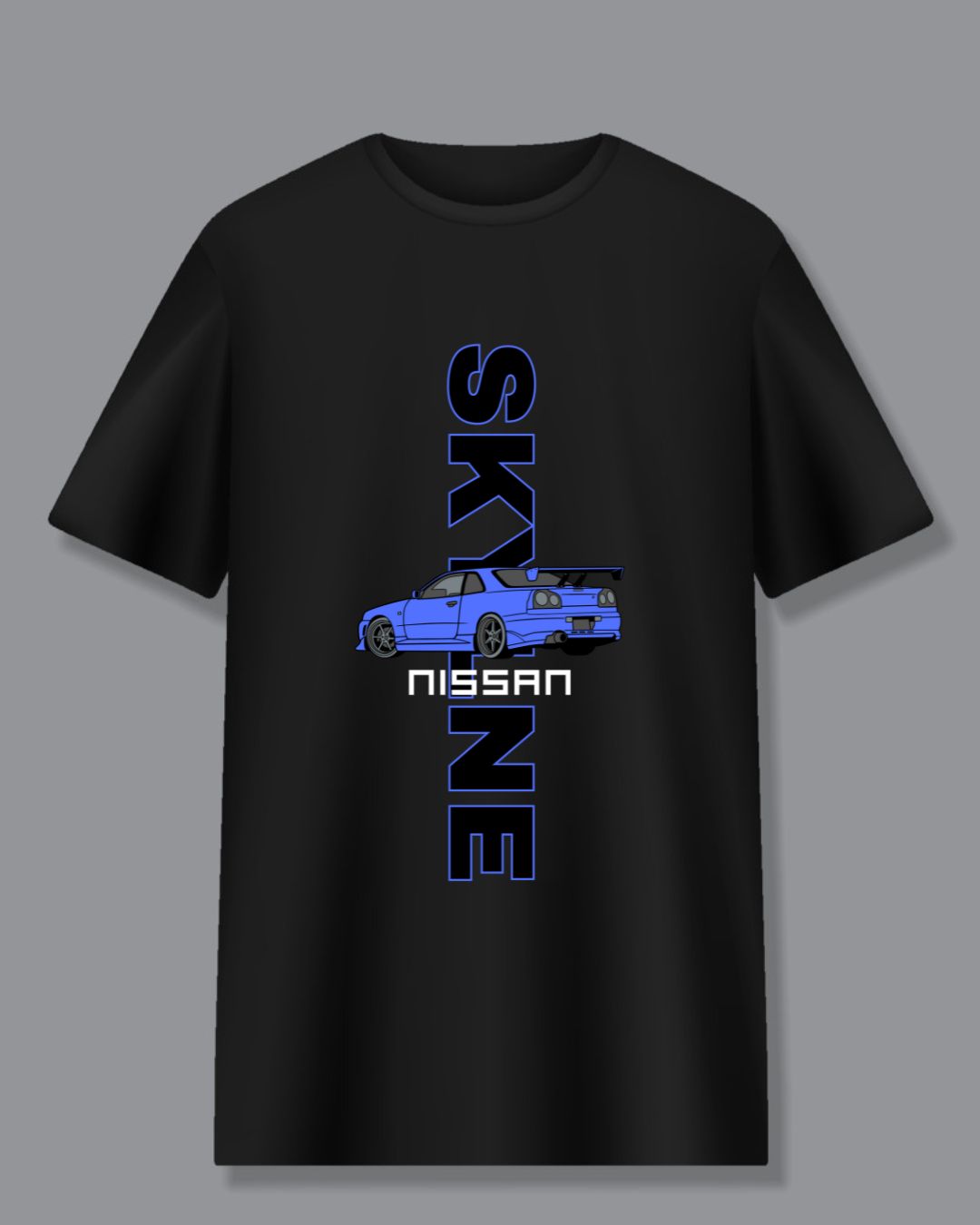 Nissan Skyline Half Sleeves Oversize T-Shirt