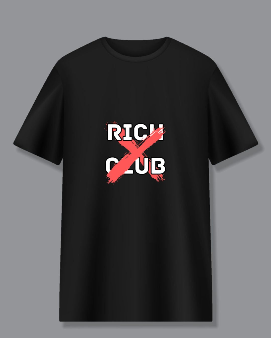 Rich Club Half Sleeve Oversize T-Shirt