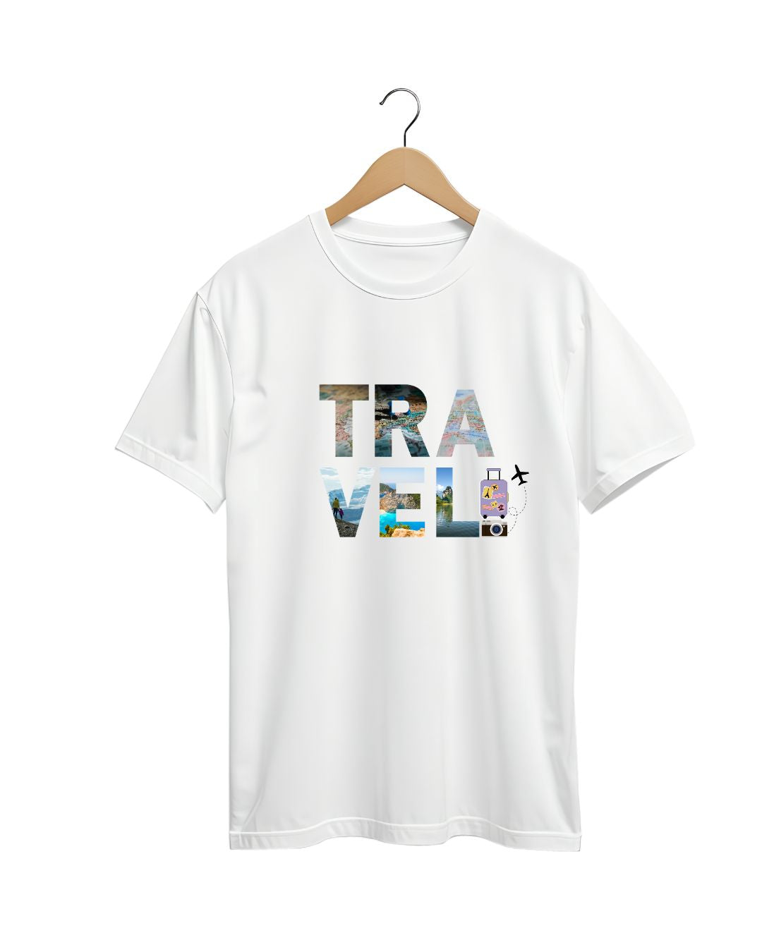 Travel Half Sleeve Oversize T-Shirt