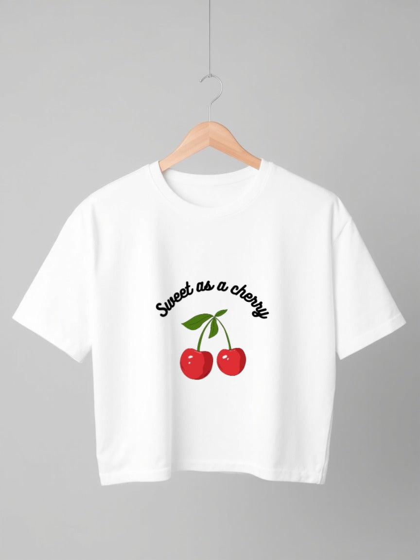 Sweet as Cherry Crop Top